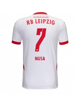 RB Leipzig Antonio Nusa #7 Replika Hemmakläder 2024-25 Kortärmad